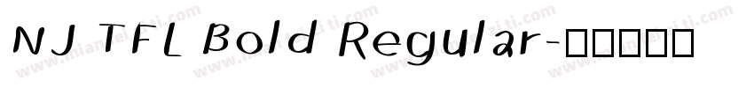 NJ TFL Bold Regular字体转换